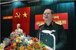 Giao ban công tác đảng, công tác chính trị quý I-2022